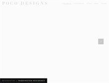 Tablet Screenshot of pocodesigns.com.au